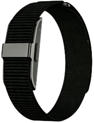 BRTNUP Nylon Bizepsband Armband Kompatibel mit Hume Health Band, Atmungsaktives Verstellbares Handgelenkband für Hume Band, Werkzeuglose Installation Fitness Tracker Armband für Männer Frauen