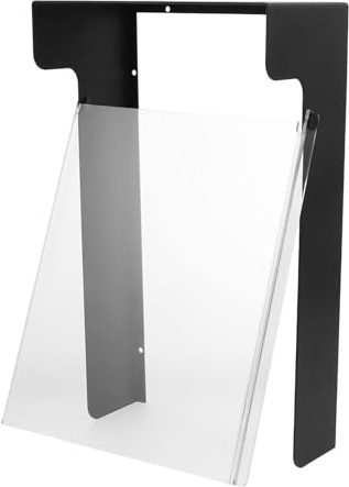 JEWEDECO Weather Resistant Doorbell Cover Windproof Cover for Doorbell Metal Acrylic Construction Black Colour Comprehensive Weather Protection High Definition Window 10.2x6.x3.5in