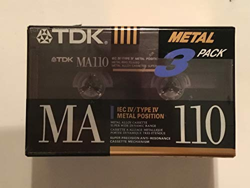 TDK 110-minute Metall Kassetten (3er Pack) (ma110s3)