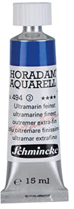 Schmincke – HORADAM® AQUARELL - feinste Künstler-Aquarellfarben, Ultramarin feinst - 15 ml
