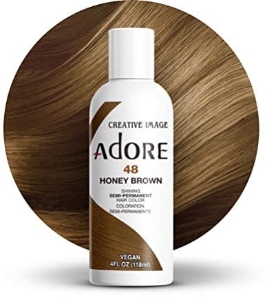 Shining - Tinte semipermanente para el cabello, marrón miel, 48, 118 ml