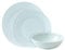 Royal Doulton GRMZBL22417 Gordon Ramsay Maze - Vajilla de 12 Piezas, Color Azul