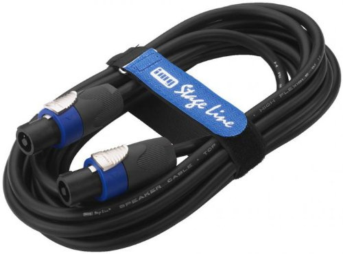 MONACOR MSC-120/SW Lautsprecherkabel „HIGHLY FLEXIBLE”