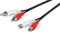Goobay Audio Video Cinchkabel 2xCinch St.>2xKupplung 10m