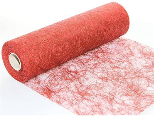 Protinam Tischläufer, Microfaser, 3500 Rot, 5m, 5