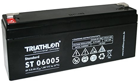 ST06005 Batterie au plomb 6 V 5 Ah pour balance OHAUS BW T31