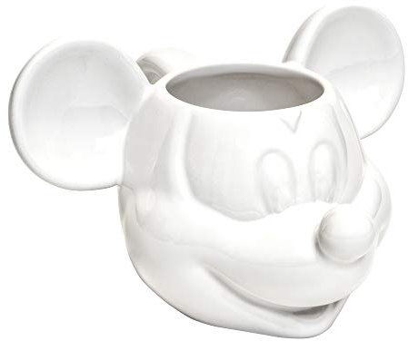 Joy Toy Mickey Mouse Tazza in Ceramica 3D Bianca