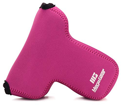 MegaGear MG1764 Ultraleichte Neopren-Kameratasche für Canon EOS M6 Mark II (18-150 mm), Hot Pink