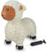 JAMARA 460590 - Hüpftier Schaf mit Pumpe - BPA-Frei bis 50 kg, fördert den Gleichgewichtssinn und die motorischen Fähigkeiten, robust und widerstandsfähig, pflegeleicht, Weiß