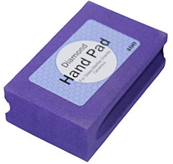 Diamond Hand Pad, 400 Grit Diamond Hand Polishing Pad Electroplated Polishing Pad, Hand-Held Sanding Block, 1 Pcs