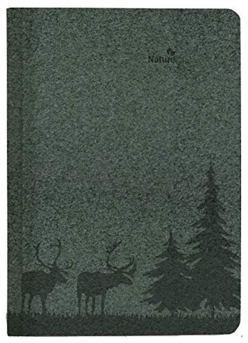 Buchkalender Nature Line Pine 2022 - Taschen-Kalender A5 - 1 Tag 1 Seite - 416 Seiten - Umwelt-Kalender - mit Hardcover - Alpha Edition