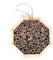 ANCLLO Handgefertigter Bienenstock aus natürlichem Bambus, für einheimische Bienen - Bienenhaus aus Holz, handgefertigt, für den Garten (15 x 15 x 9 cm)
