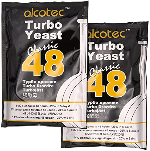 2 x AlcoTec Turbohefe Classic 48h 20% Alkohol