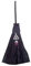 S-TROUBLE Mini Scopa da Strega con Pendente in Cristallo Wicca Altare Scopa Charm Halloween Auto