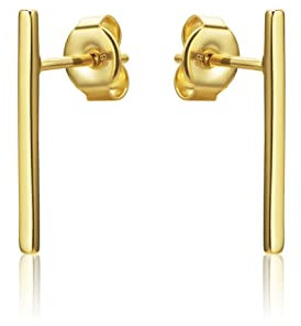 Ohrstecker 14 Karat Kleine Stab Motiv Ohrringe Aus 585 Gelbgold