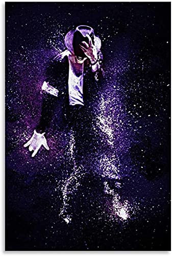 5D Diamant Painting Set FüR Erwachsene Und Kinder Bestes Hintergrundbild für Michael Jackson DIY Diamond Painting Kristall Strass Diamant Stickerei GemäLde 11.8x15.7(30x40cm) Kein Rahmen