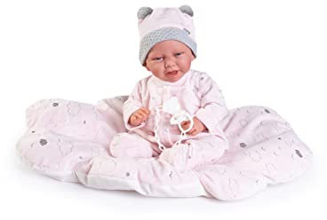 Muñecas Antonio Juan - Neugeborene Carla Baumwolle Wolken