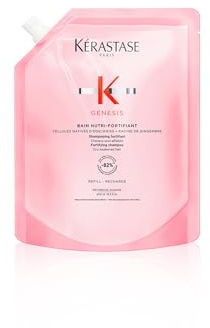 Kérastase, Genesis, Ricarica Shampoo Anti-Caduta & Nutriente, Per Capelli Fragili, Secchi & Spessi, Capelli Più Forti e Nutriti, Con Radice di Zenzero e Aminexil, Bain Nutri-Fortifiant, 500 ml