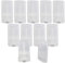 QUUPY 10 Pcs 15ml Deodorant Containers,Empty Refillable Plastic Oval Lip Gloss Balm Tubes,for Fill Deodorant Chapstick, Lip Balm, Lipstick, Etc,Transparent