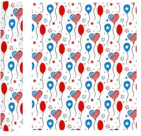 GNGR Happy Independence Day Heat Transfer Vinyl HTV Iron on Vinyl Bundle Suitable for Shirt Pattern Sticker Baby On Board Name (A, One Size)