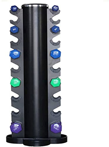 Habiba Dumbbell Rack Stand Only Gym 10 Paar zylindrische Hantelständer für HantelnHantelhalterung Kettlebell Rack Hantelhalter