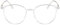 KAEOISFU Superleicht Oval Transparentem Rahmen Lesebrille 3,0 Damen Herren, Runden Blaulichtfilter Computerbrille Lesebrillen, Retro-Runde Computer Lesebrillen mit Sehstärke