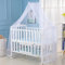 Yuehuamech Zanzariera per bambini Letto Baldacchino Lettino Rete a Cupola Soffitto Zanzariera Culla Rete per Zanzariere Appeso Letto Zanzariera Bar Tenere il bambino lontano, Bianco, 60*450cm