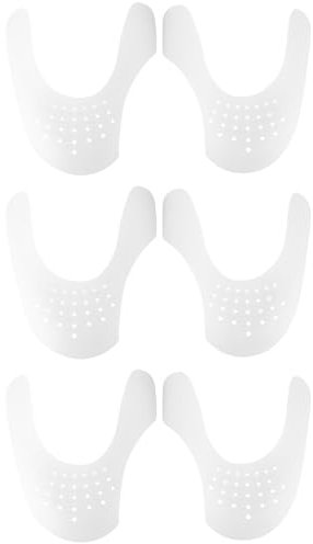 Newaner 3 Pares Escudo de Zapatos, Protectores para Zapatillas de Deporte, Arrugas de Zapatos Antiarrugas, Prevenga Hendidura del Pliegue del Calzado Deportivo(35-39)