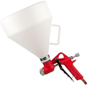 Homoyoyo Sprühgerät Beschichtungsspritze Wandfarbe Stuckspritze Stuckspritzmaschine Airbrush-Farbe Werkzeug Diatomeenschlamm Sprüher Verfugung Glasur rot Wiederverwendbar