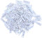 LOMIMOS Clip en Bois blanc，100pièces,Mini Porte-photos en Plastique Décoration pour Accrocher des Photos Notes Autocollantes Vêtements Décoration de la Maison et de la Chambre