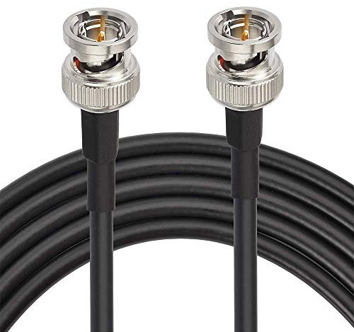 Superbat Cavo BNC 5m 3G/6G/HD SDI Cavo Sottile Belden 1855A Cavo 75ohm BNC Maschio a Maschio Cavo Coassiale SDI Cavo Video per HD-SDI/3G-SDI/4K Telecamera (Dritto, 1 Pezzo)