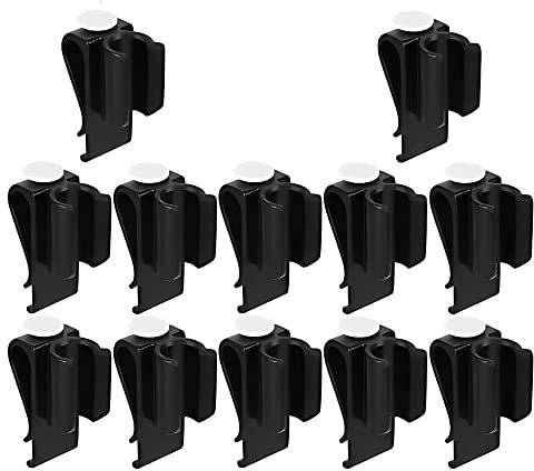 Lucaidian 12 Plastic Golf Club Organizer Clip Putter Bag Holder Iron Driver Protector Set