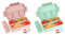 Bug maak Bento Box Kinder - Lunchbox mit 4 Abteilungen, Kindersicher für Jungen und Mädchen: Rosa, Grün, 1300 ML - 2er Set