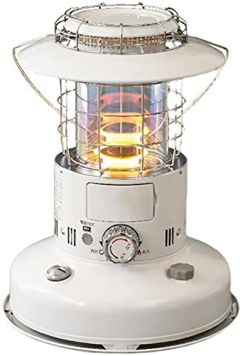 BUBANDI Heat Output 2.5 KW Fuel Tank Capacity4.9L Easy-t - -Kerosene Heating Stove Fireplaces, use Kerosene Stove Burner for Camping/Patio/Deck/Home (White)