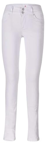 Buena Vista Damen Hose Tummyless Stretch Twill (DE/NL/SE/PL, Alphanumerisch, L, Regular, Regular, White)