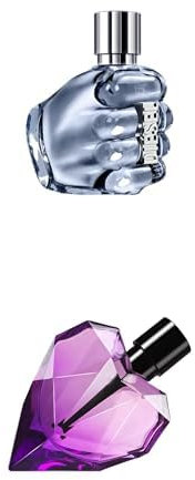 Diesel Only the Brave Parfüm für Herren | Eau de Toilette Spray | Langanhaltend | Sportlich-markanter Männer Duft | 50ml + Diesel Loverdose Parfüm für Damen | 50ML