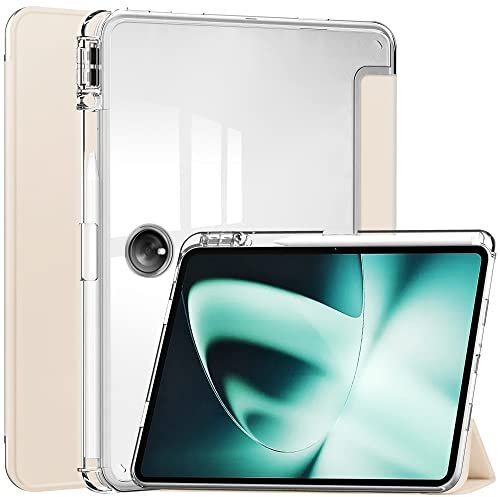 Tablet PC Caso Compatibile con custodia Oppo Pad 2 da 11,61 pollici, compatibile con custodia OnePlus Pad da 11,6 pollici 2023, cover sottile in TPU con portamatite, custodia trasparente Smart Wake/Sl