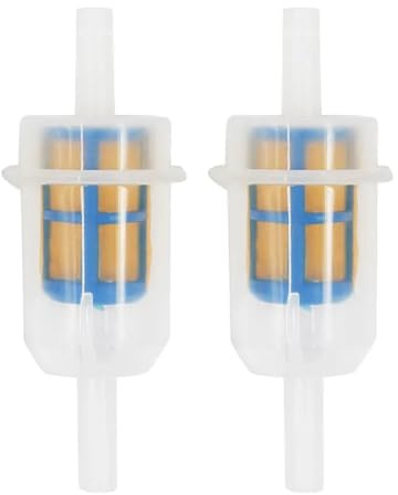 2/5 pezzi 5/16 pollici 8 mm filtro olio benzina carburante for moto pit dirt bike ATV UTV quad(2 pcs)