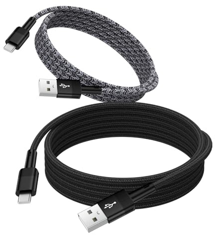 IPhone 16/17/15 Carplay Ladekabel kabel,USB A auf USB C Kabel für Samsung Galaxy S24 S25 S26,iPhone 16/15 Pro Max,16 Plus,Pro 3rd/2nd Gen/4/Max 2/I Pad Type-C Auto Ladekabel Datenkabel