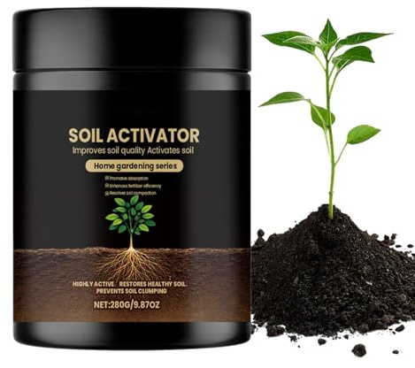 Activateur De Sol Soil, 280g Soil Pro Activator, Mendement De Sol Biologique, Activateur De Soils Soluble Dans L'Eau, Pour Plant D'Intérieur Potager Fleurs Tomate Orchidée Bégonia Pelouse Jardin