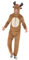 Smiffys Costume de renne, Brun, avec combinaison-pantalon à capuche