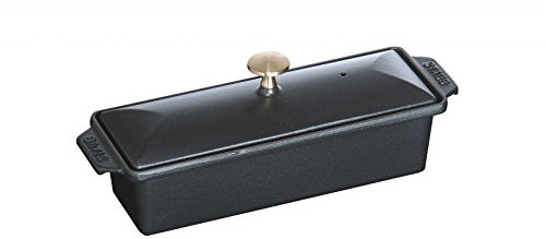 Staub Spezialitäten Terrinenform rechteckig 30x11cm schwarz