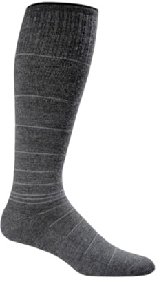 Sockwell Herren Kompressionsstrümpfe mit abgestuften Zirkulatoren, Anthrazit, M/L