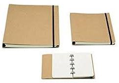 ATOMA Ringbuch Alain Berteau A4 Sandfarben Blanko