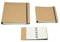 ATOMA Ringbuch Alain Berteau A4 Sandfarben Blanko