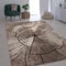 Paco Home Edler Designer Teppich Wohnzimmer Holzstamm Baum Optik Natur Grau Braun Beige, Grösse:240x340 cm