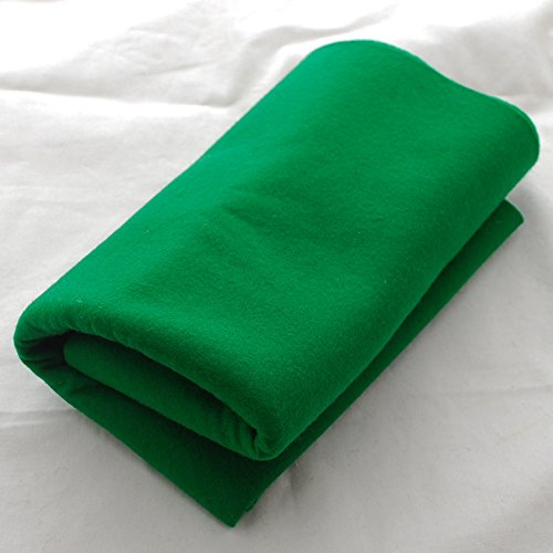 100% Pure Wool Felt Fabric - 1mm Thick - Forest Green - 40cm x 50cm