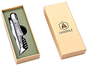 Laguiole Pocket Knife with Corkscrew, Venetian