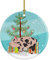 Caroline's Treasures Mini-Miniatur-Schwein, Weihnachtsdekoration aus Keramik