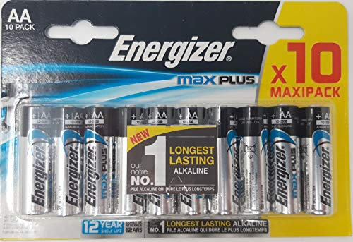 Energizer AA Maxplus Alkaline Batteries LR6 1.5v 20pk